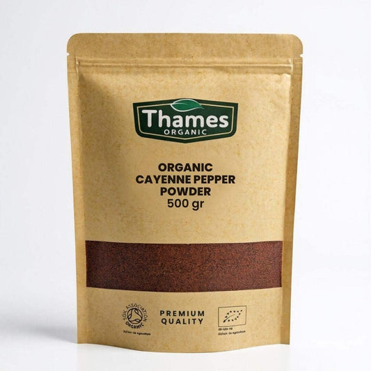 Organic Cayenne Pepper Powder, ? Ground Cayenne Chili Spice ? Non-GMO, No Additives ? Certified Organic ? Ideal for Cooking & Seasoning ? Resealable