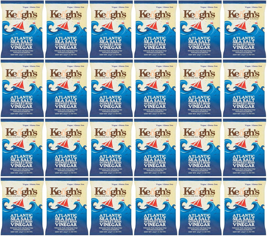 24 x Keogh's Atlantic Sea Salt And Sweet Irish Vinegar 45G