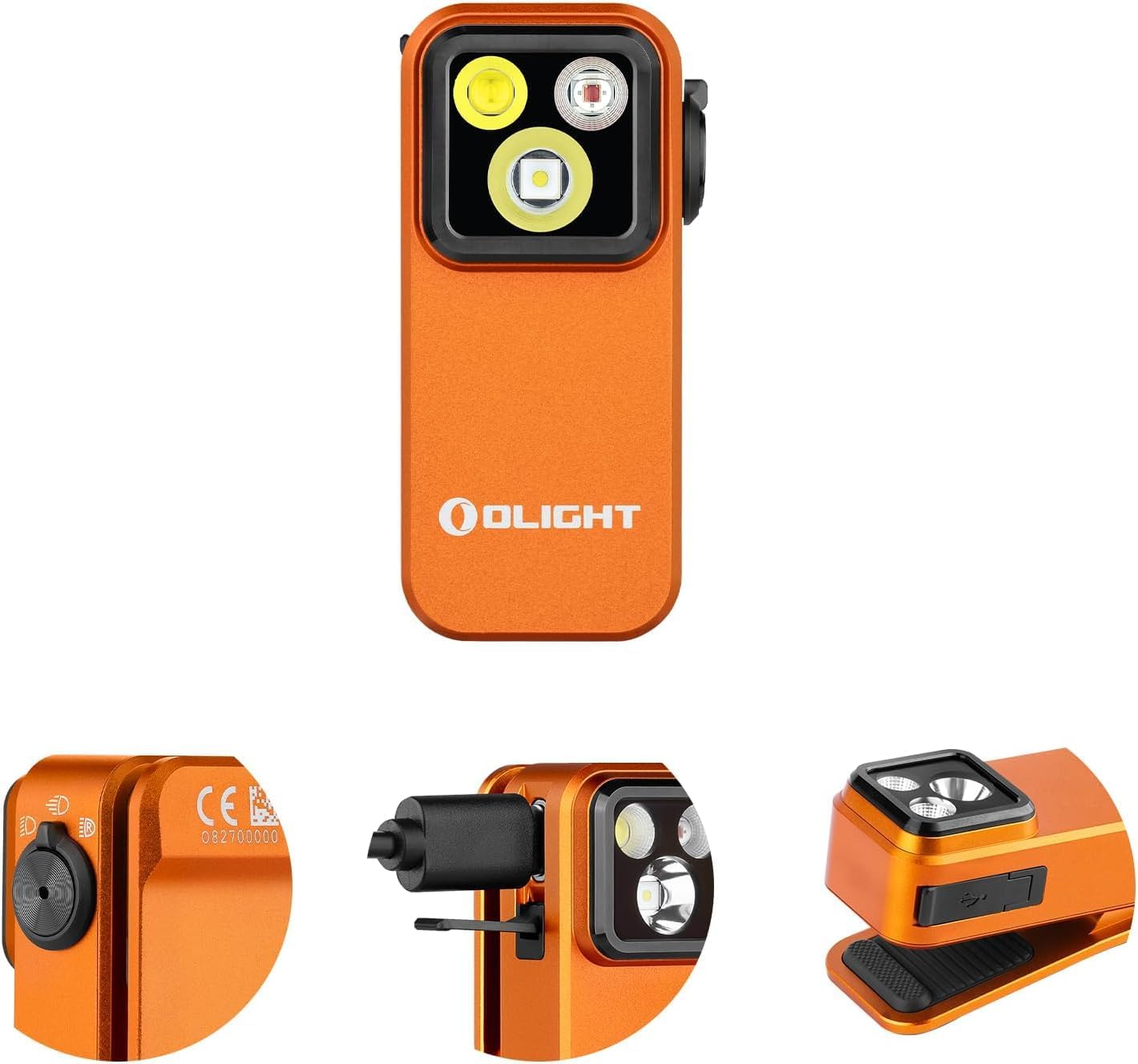 OLIGHT Oclip Pro 500 L, Used-very good, open, scruffy box, no instructions, no charger