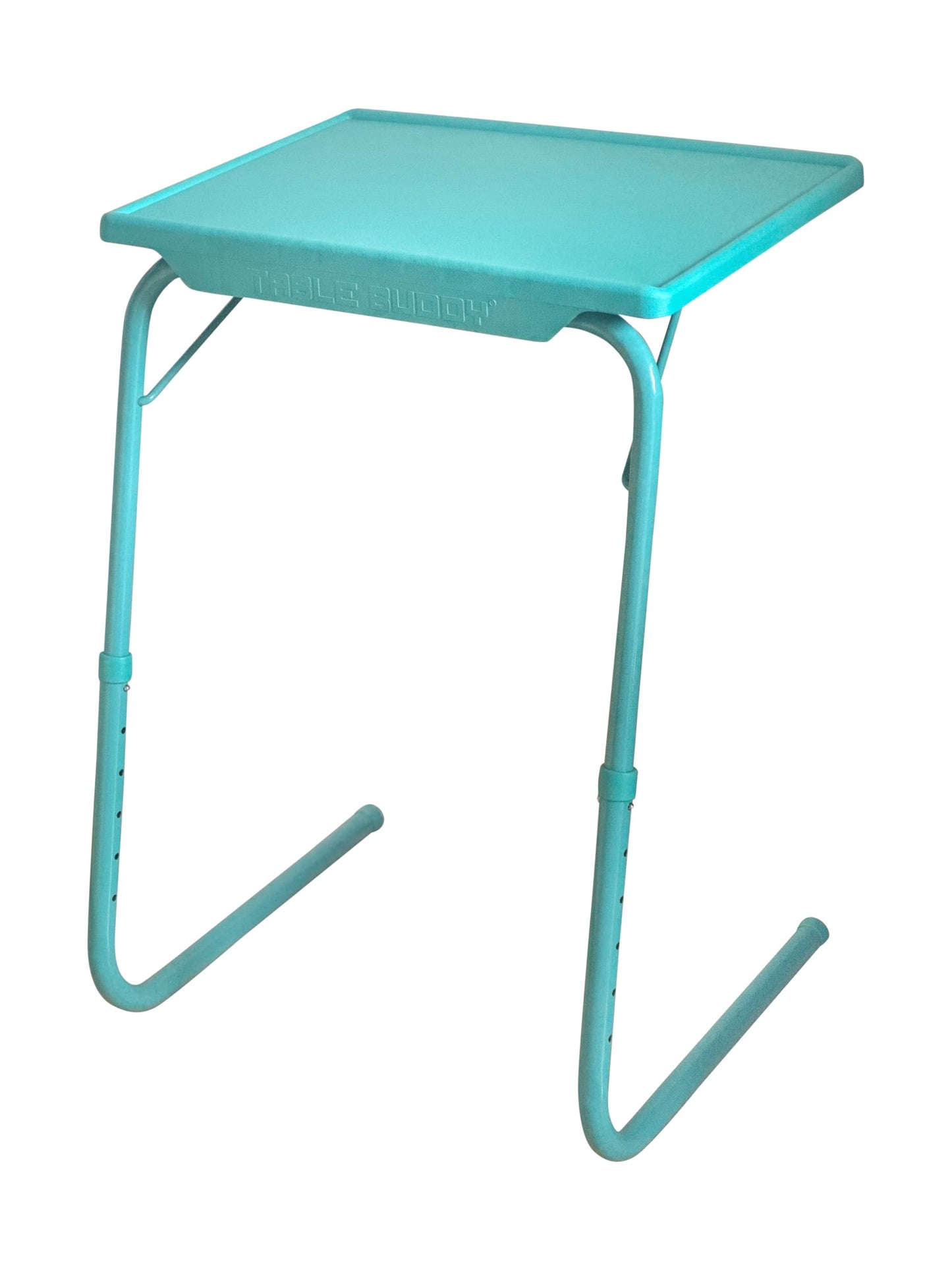 TABLE BUDDY Regular Folding Laptop Table 52.5 x 40 cm – Adjustable Height Bed Tray Desk for Sofa, Bed & Couch