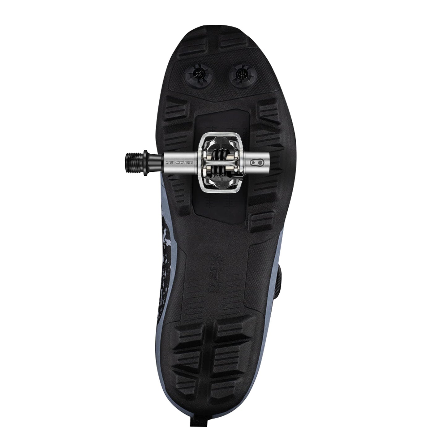 Crankbrothers Eggbeater-1 Pedals, Silver with Black Spring