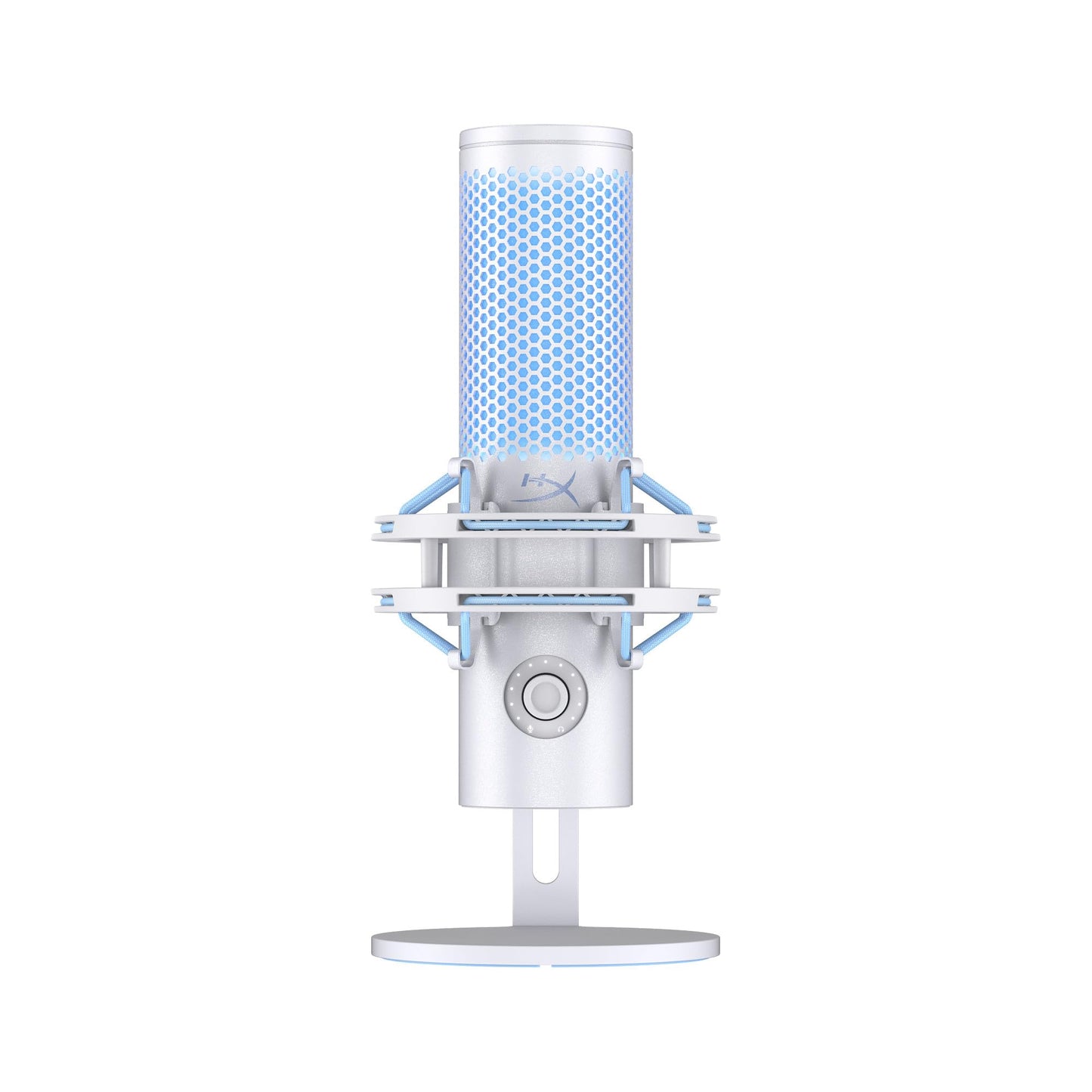 HyperX Quadcast 2 Frost | USB Microphone for Gaming, Streaming and Podcasting | With On-Board Controls | LED Lighting | Removable Shock Mount