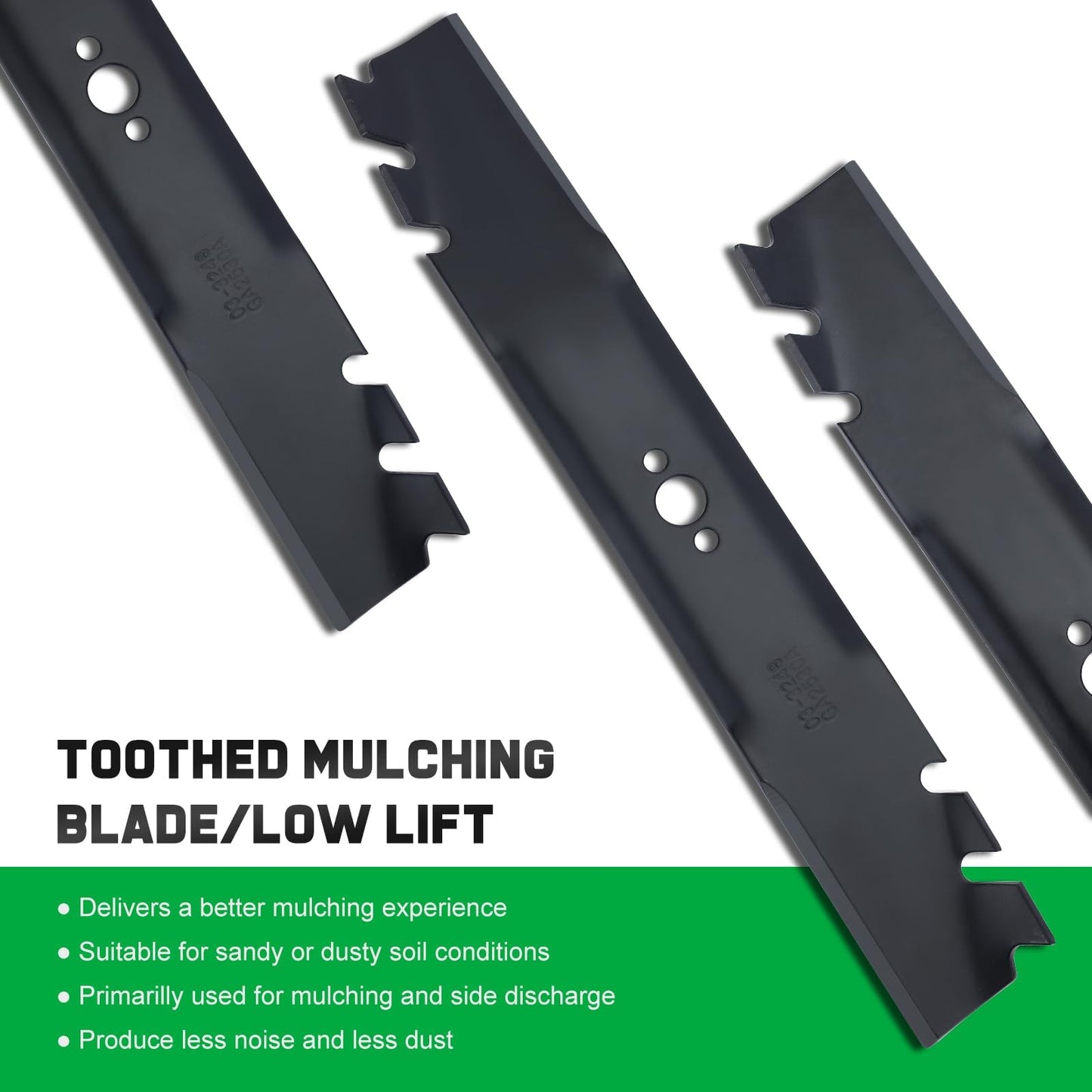 Grasscool Timemaster 30 inch Mower Mulching Blades for Toro 20199 20200 20975 20977 Lawnmower Replace for 20120P 120-9500-03