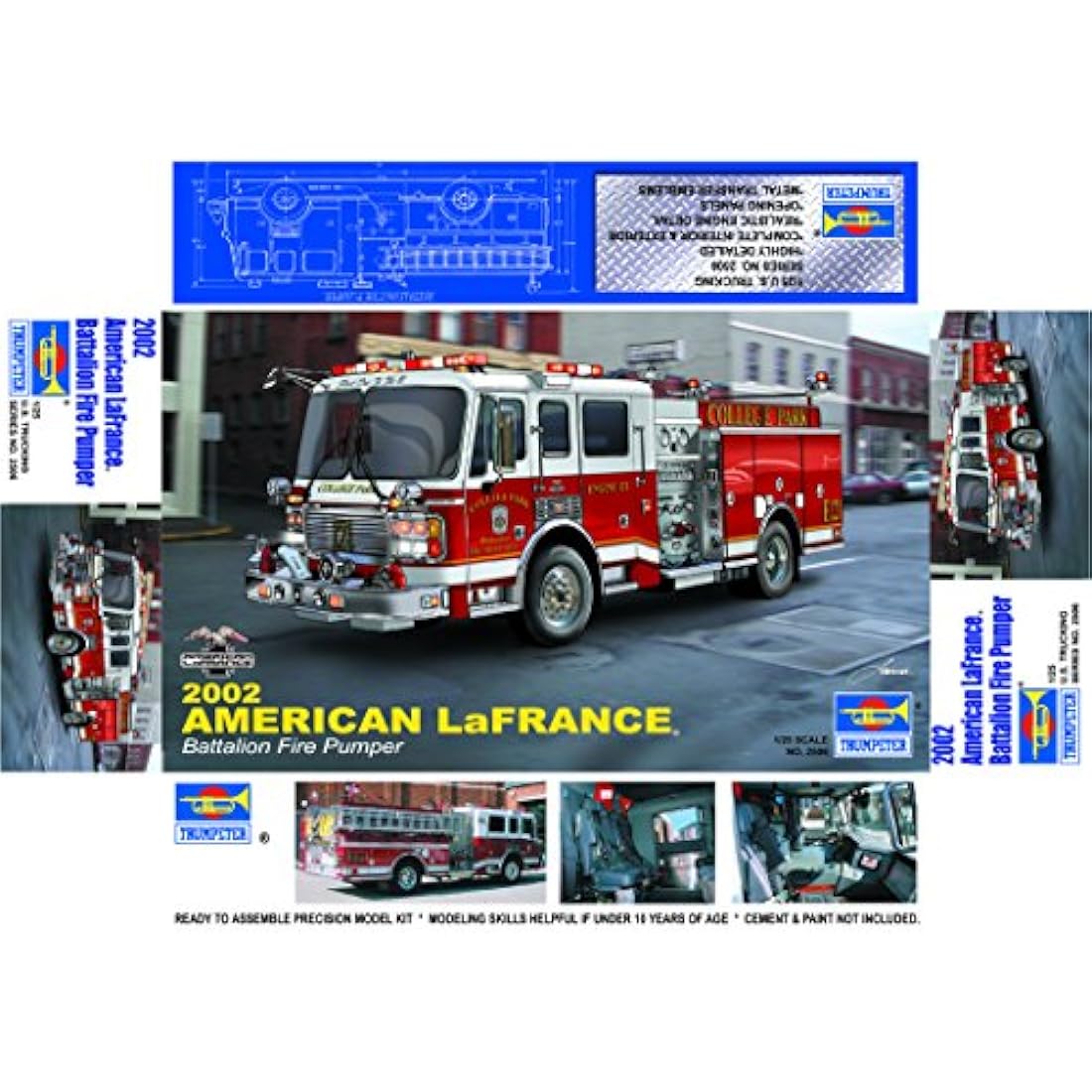 Trumpeter 1:25 - American La France 2002 Batcalion
