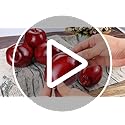 Lorigun Artificial Apples Fake Fruits Red Delicious Apples For Decoration, Decorative Fruit, Faux Big Red Apples 6 Pcs
