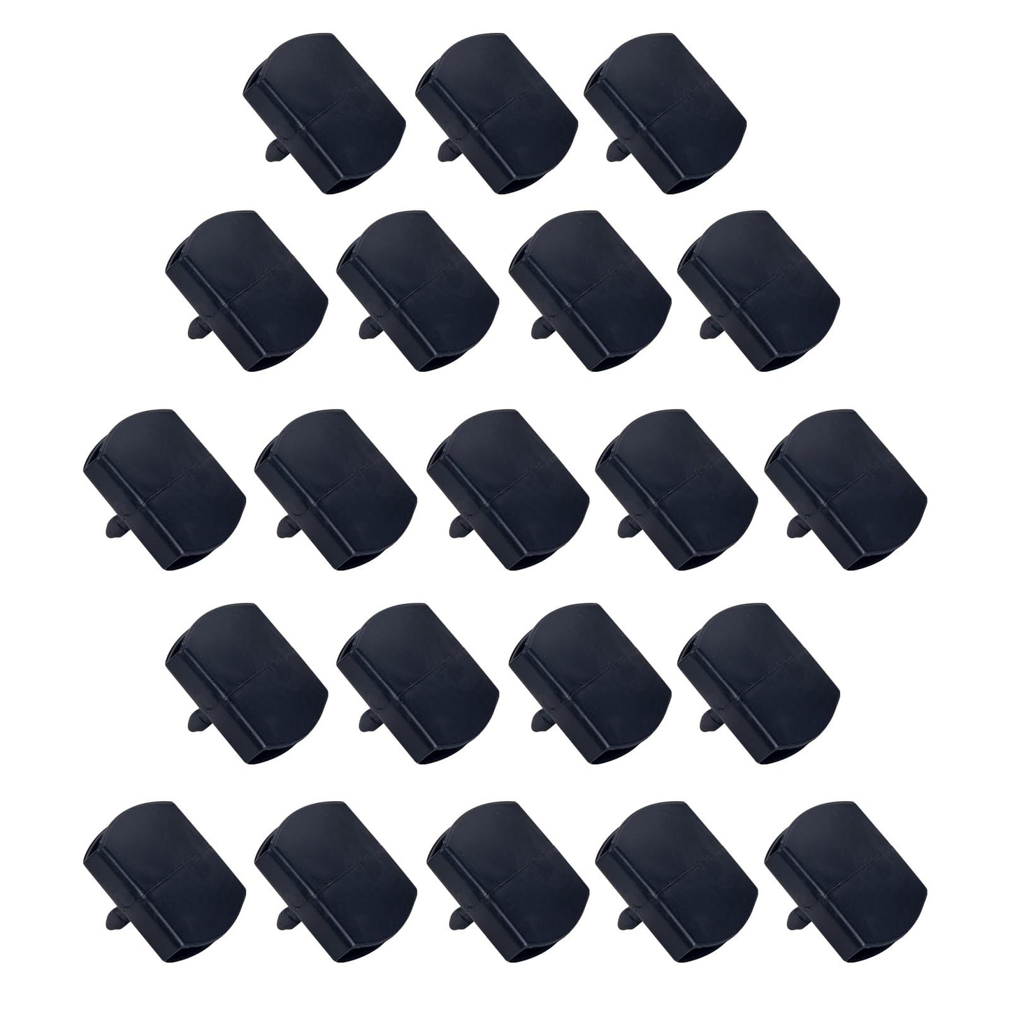 Sewokon 21 Pcs Bed Slat Centre Caps Holders, Plastic Slat Holders, Lattenrost Kappen, Replacement Kits Bundles (55mm x 9mm Inside)
