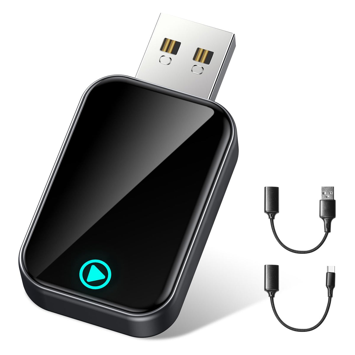 Alltotive S2 Mini Wireless CarPlay Adapter for iPhone - Convert Wired to Wireless CarPlay, Plug and Play, Supports USB and Type-C, Compatible with