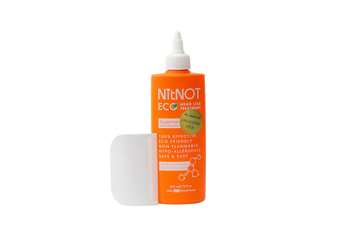 NitNOT Headlice Treatment As Seen On Dragons Den100% Effective Kills All Head Lice and Eggs. Premium Nit Treatment Lotion(200ml). Lice Treatment Extra