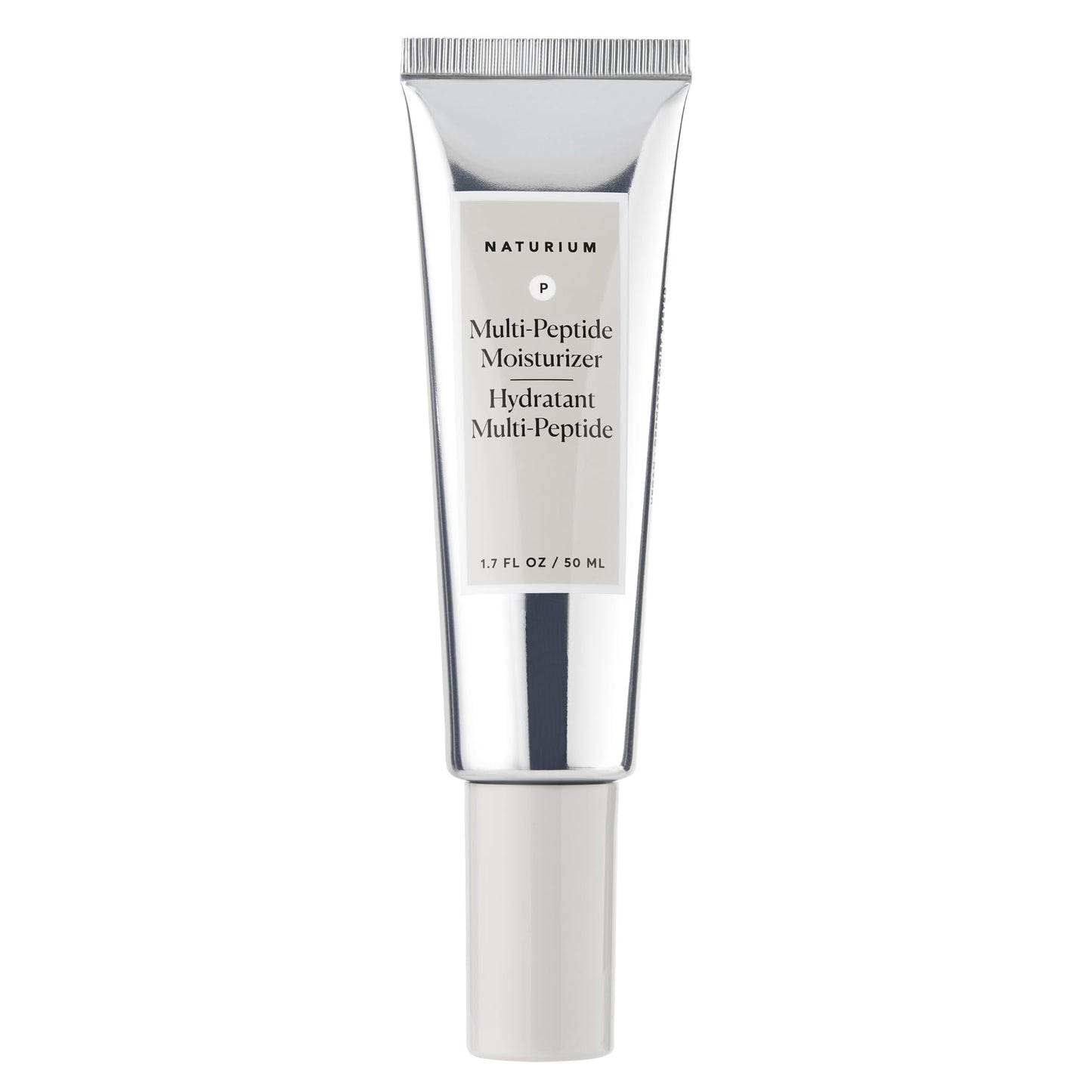 Naturium Multi-Peptide Moisturiser Plus Ethylated Vitamin C & Panthenol, Hydrating & Smoothing Skin Care | 1.7 FL OZ / 50 ML