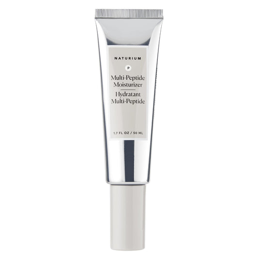 Naturium Multi-Peptide Moisturiser Plus Ethylated Vitamin C & Panthenol, Hydrating & Smoothing Skin Care | 1.7 FL OZ / 50 ML