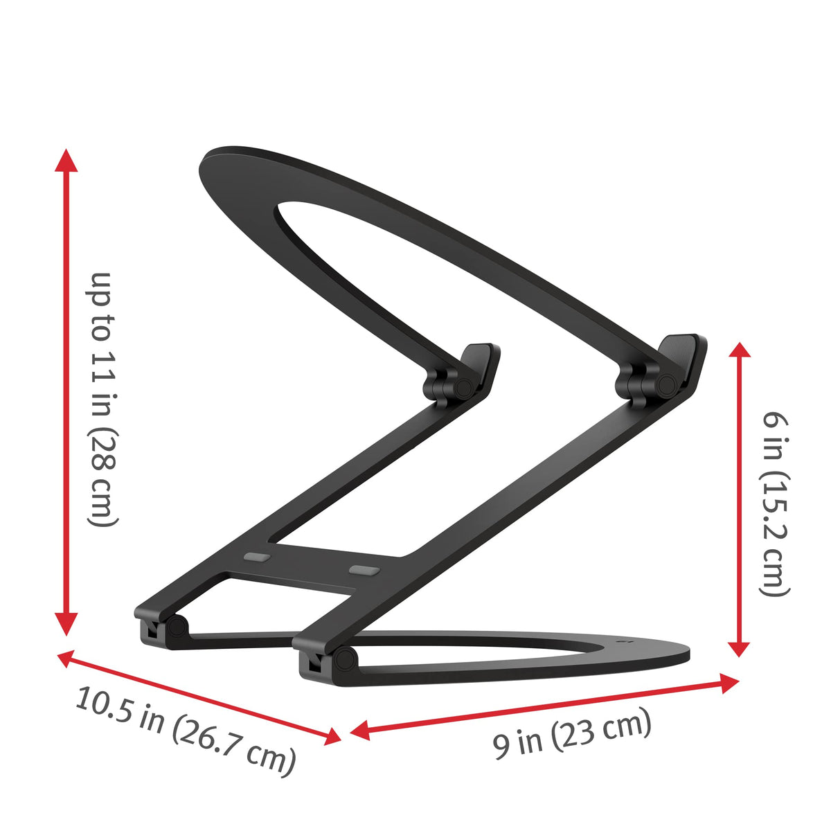 Twelve South Curve Flex Laptop Stand, MacBook Stand - Ergonomic, Portable, Aluminum Laptop Holder, Laptop Cooling Stand, Adjustable Height & Angle,