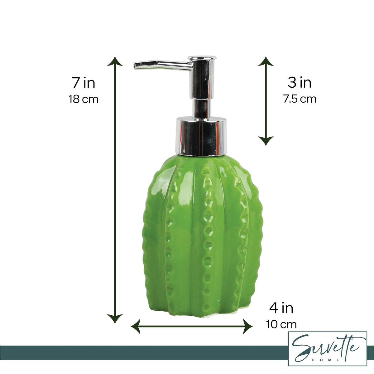 Novelty Soap Dispenser- Cactus Soap Pump for Home and Kitchen Decor