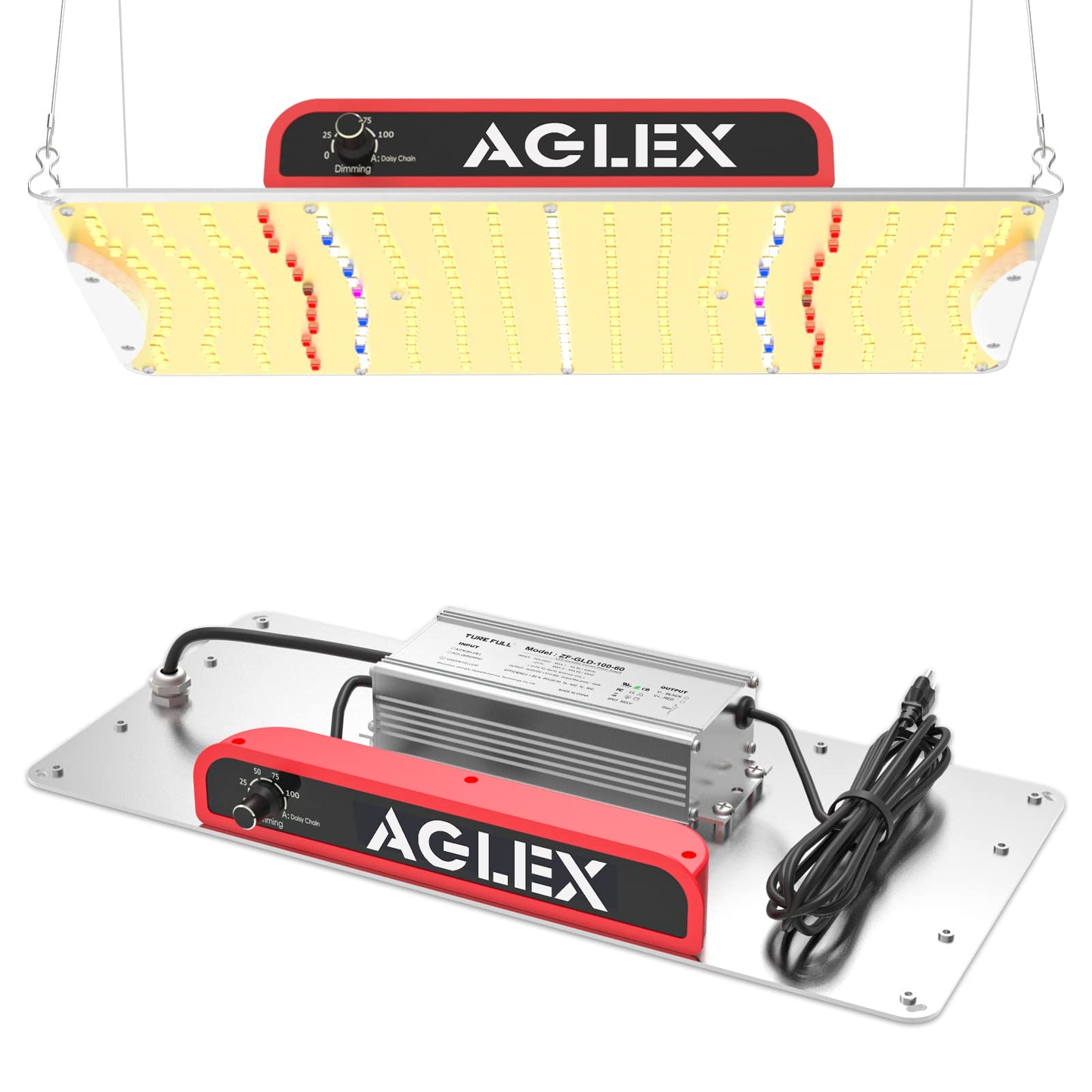 AGLEX K1000 LED Grow Light, 2024 Upgraded Full Spectrum Plant Grow Lights for Indoor Plants, 2x3 Grow Tent