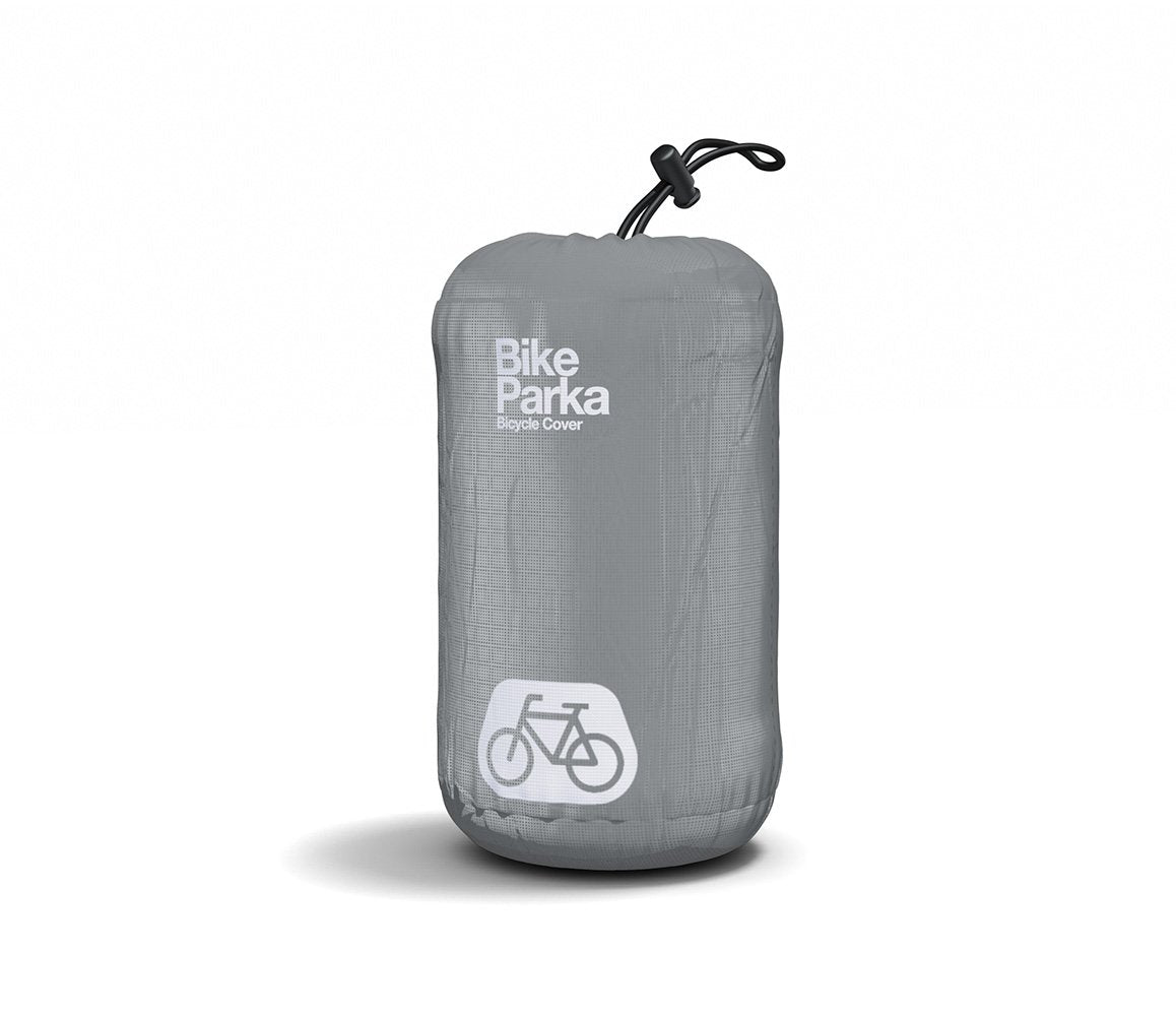 BikeParka STASH Waterproof Bicycle Cover - PAVEMENT Grey