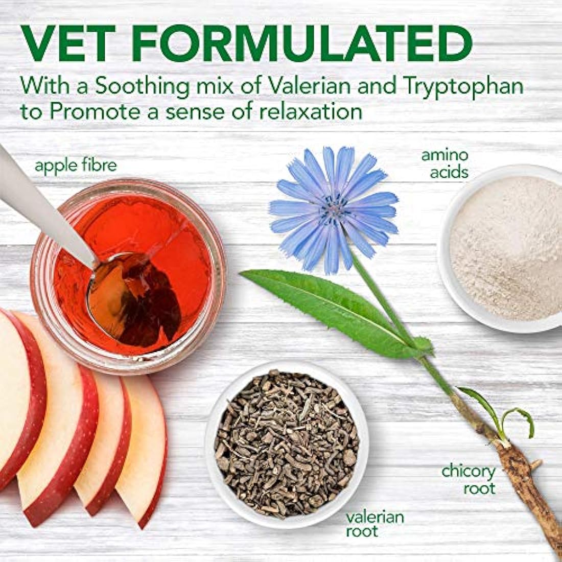 Vet's Best Comfort Calm Calming Dog Supplements | Dog Calming Aid | Promotes Relaxation and Balanced Behaviour | 60 Chewable Tablets