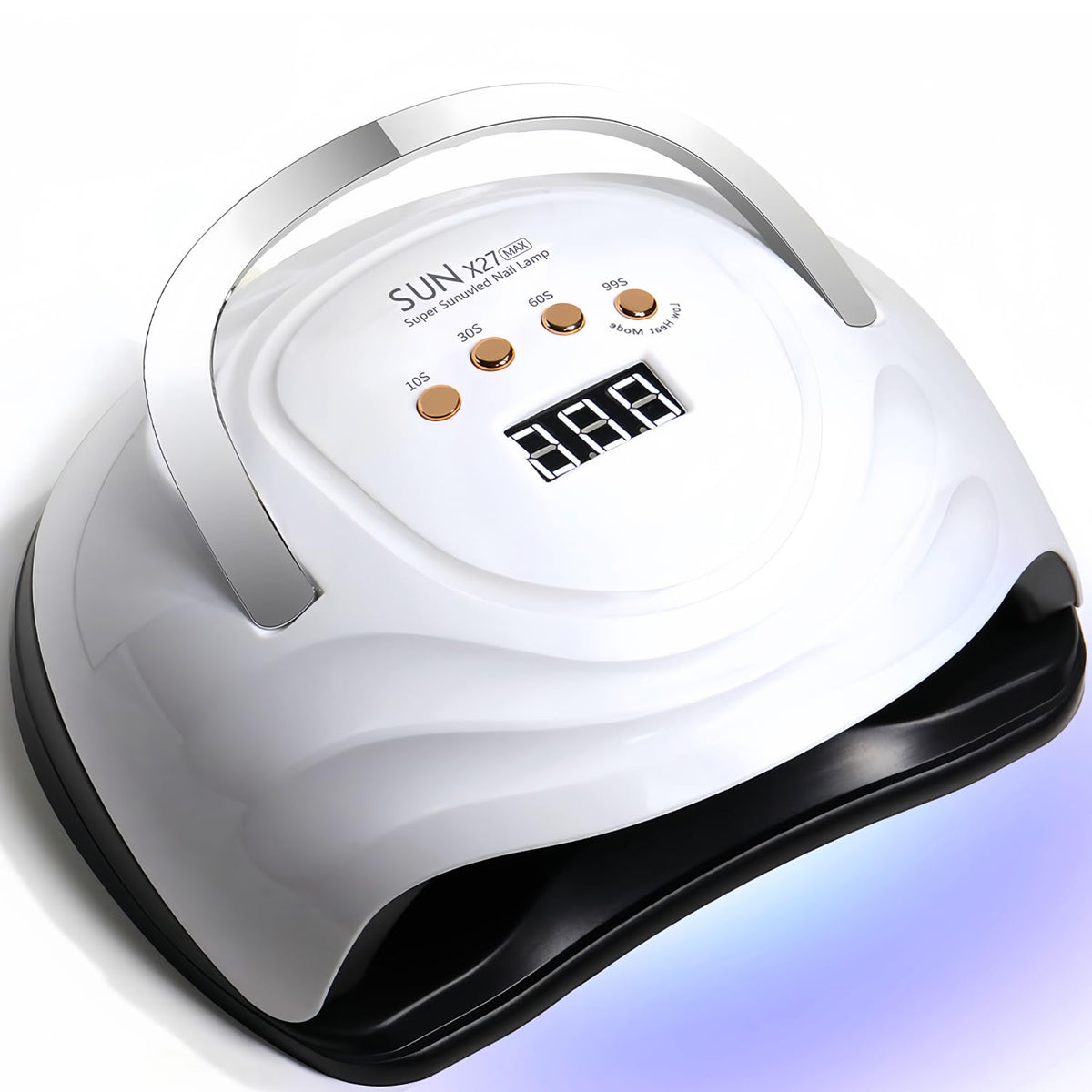 UV LED Nail Lamp with 81 Beads, 380W Nail Curing Lamps for Gel Polish with Automatic Sensor/4 Timer Setting,Led Nail Dryer, Professional Nail Art