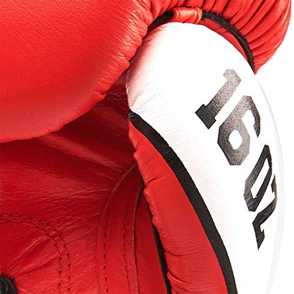 LEONE 1947, Shock Boxing Gloves, Unisex Adult, Red, 16 OZ, GN047