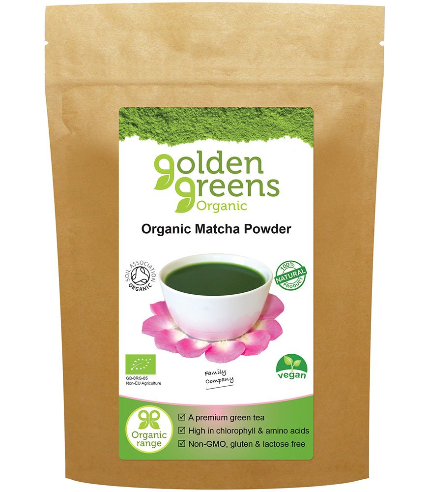 Golden Greens Organic Japanese Ceremonial Matcha Tea Powder, 50 g