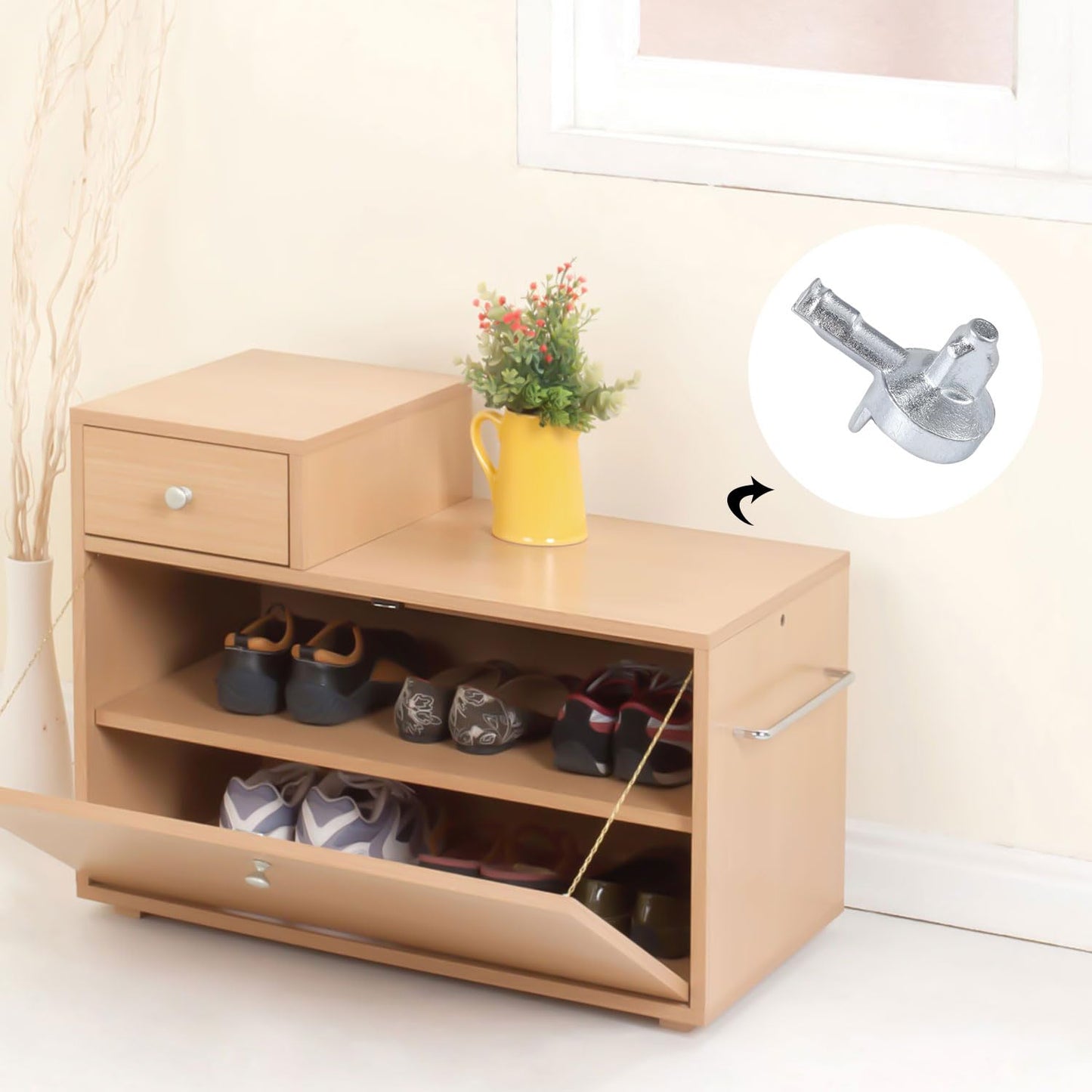 Tinoaly 50pcs Shelf Pegs Compatible with IKEA Billy Bookcase (Part 131372)