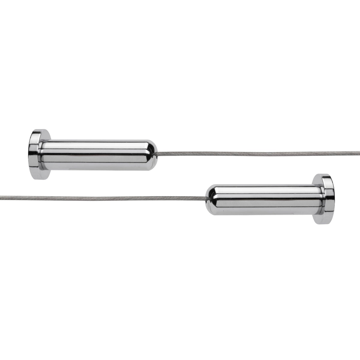 Croydex AD107041 Wireline Cable with 12 Shower Curtain Clips, 3000mm