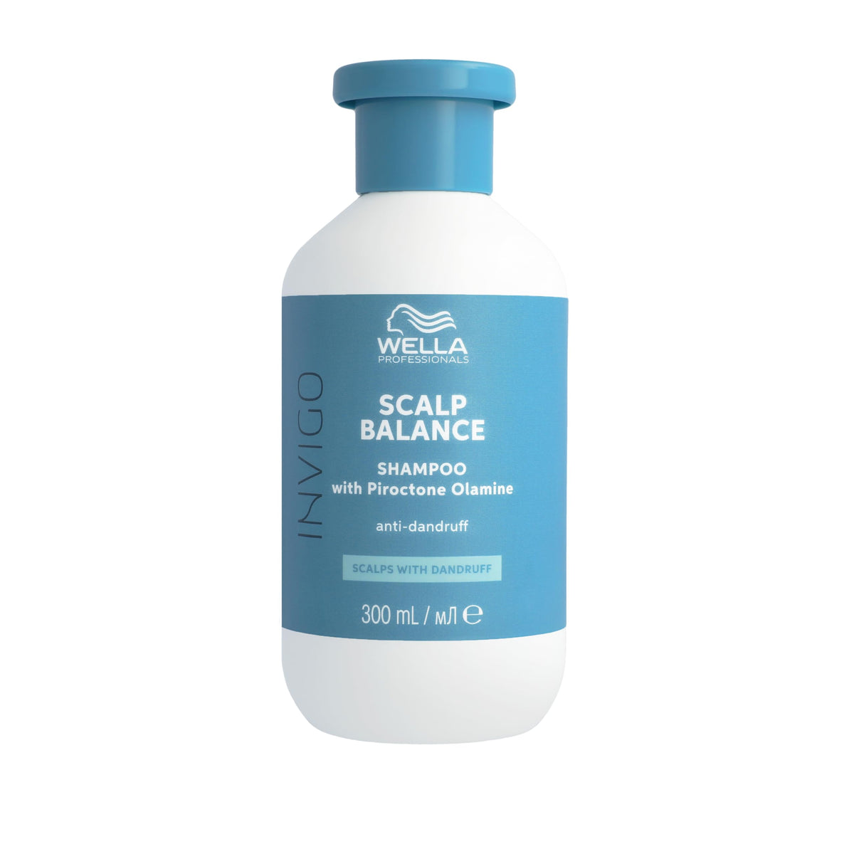 Wella Professionals Invigo Scalp Balance Anti-Dandruff - Gentle Soothing Shampoo - Dry Flaky, Scalp Shampoo For Sensitive Scalps - Fragrance Free