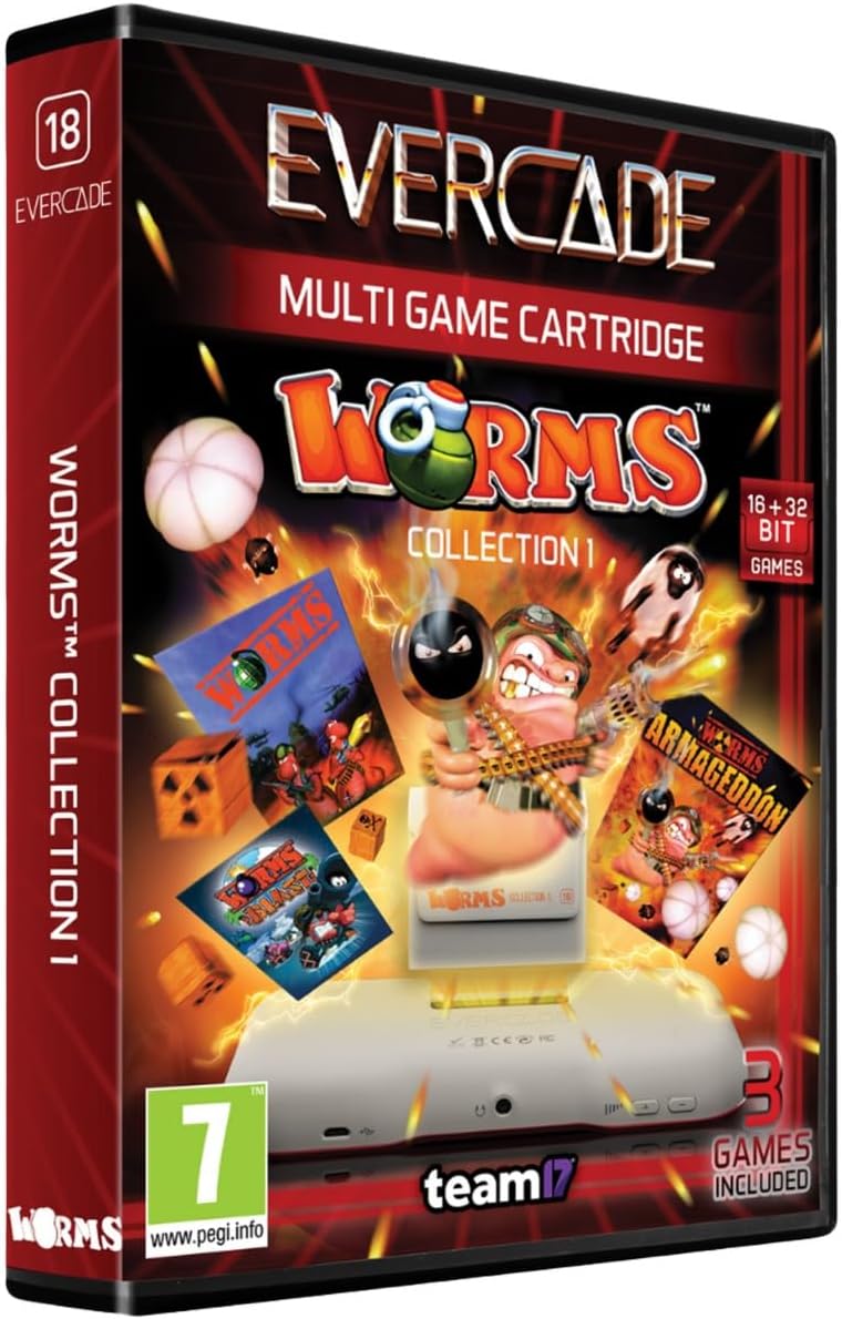 Evercade Worms Collection 1 Cartridge