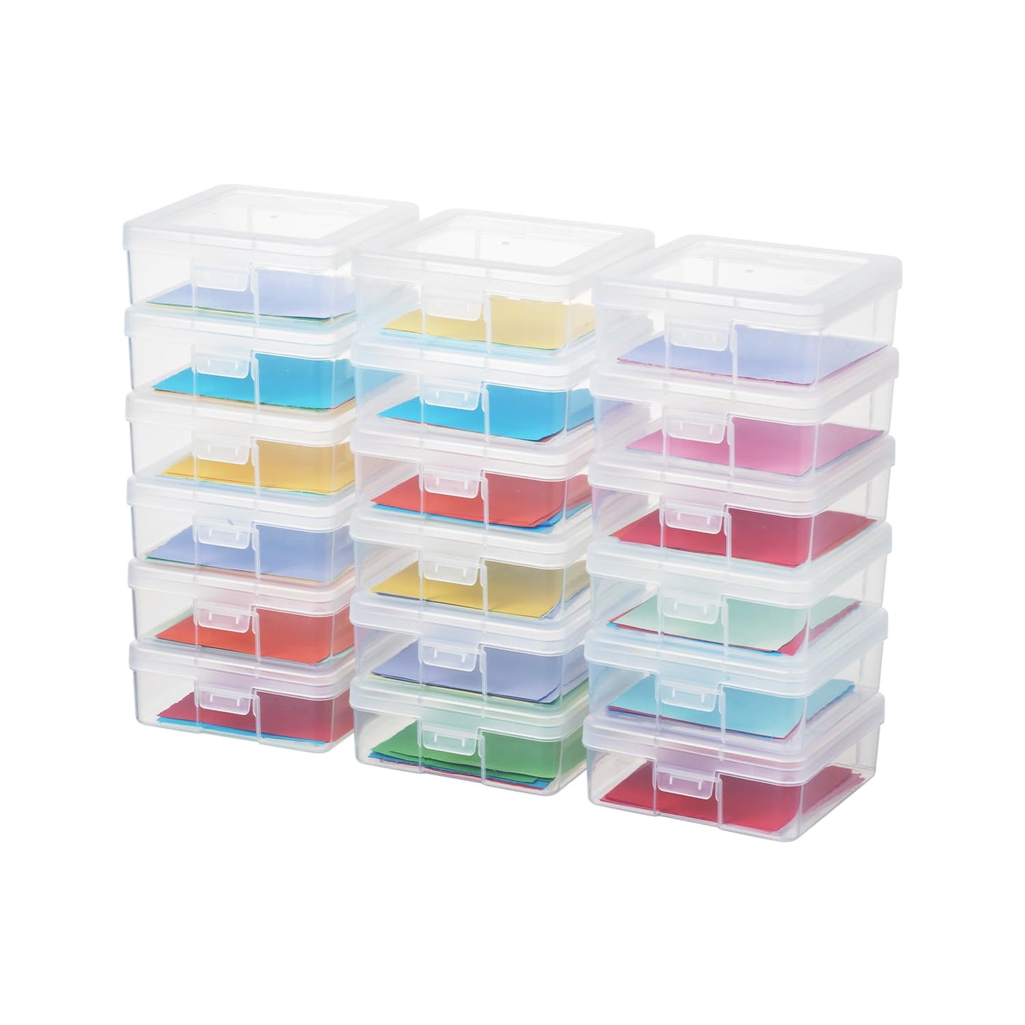 novelinks Plastic Small Storage Containers for Organizing, Mini Tote Box