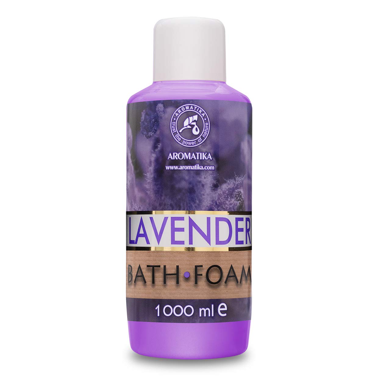 Bath Foam with Lavender Essential Oil 1000 ml - Body Care - Good Sleep - Beauty - Bathing - Body Care - Wellness - Relax - Aromatherapy - Spa -