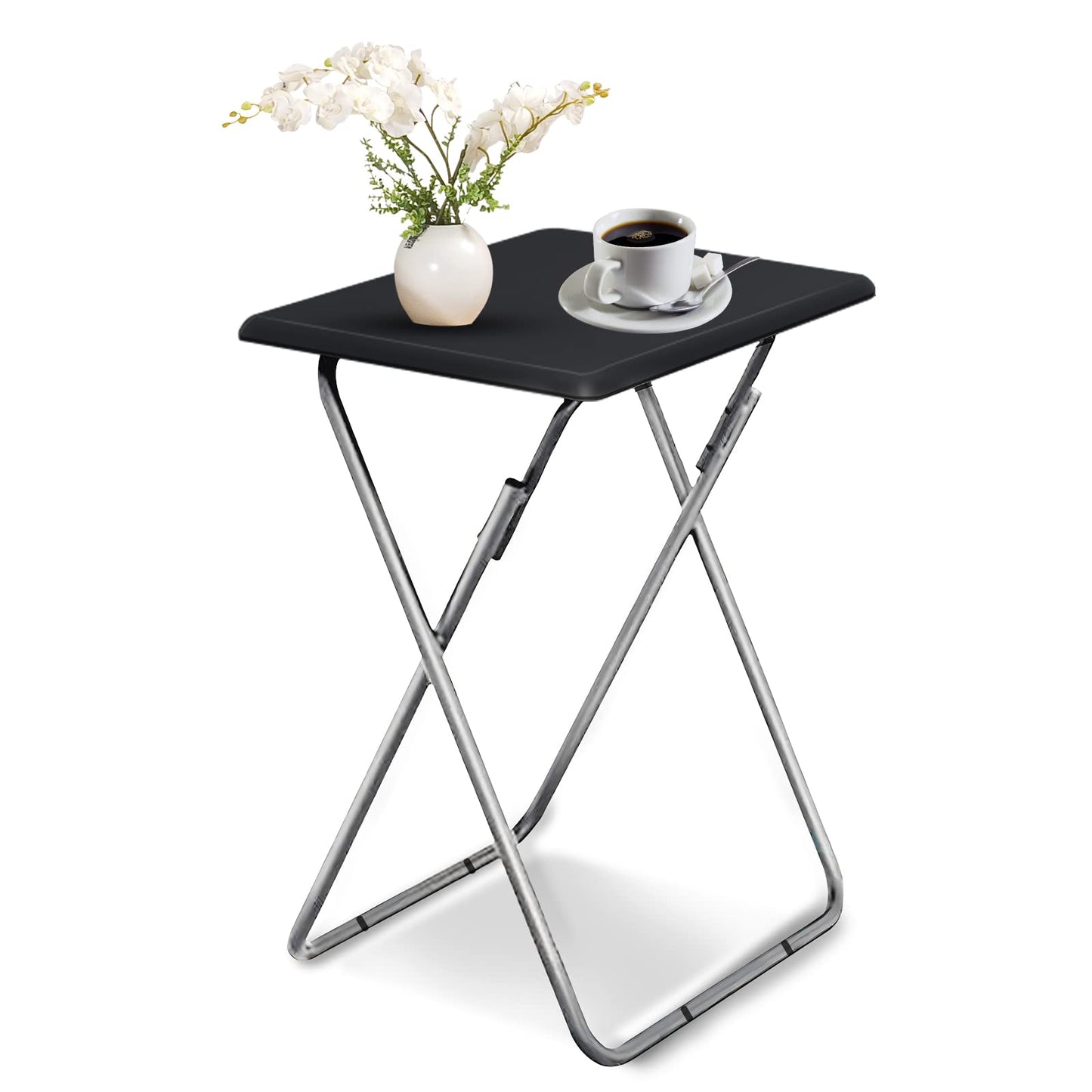 Small Folding Table, Foldable Table, TV Tray Table, Sofa Table, End Table