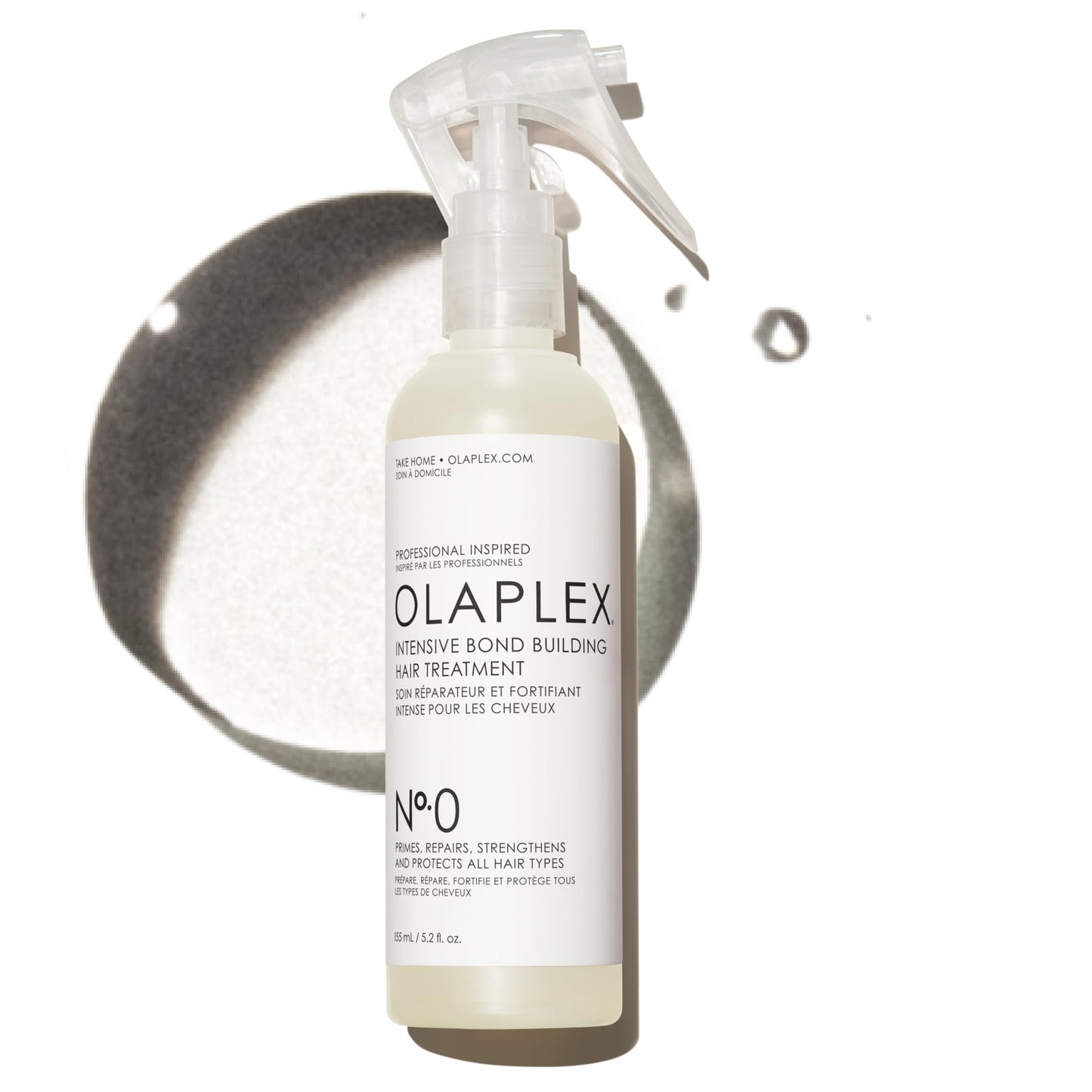 Olaplex N?. 0 Intensive Bond Building Hair Treatment: Primes & Strengthens | Repairs & Protects Hair | For Coily, Curly, Straight, and Wavy, 155 mL /