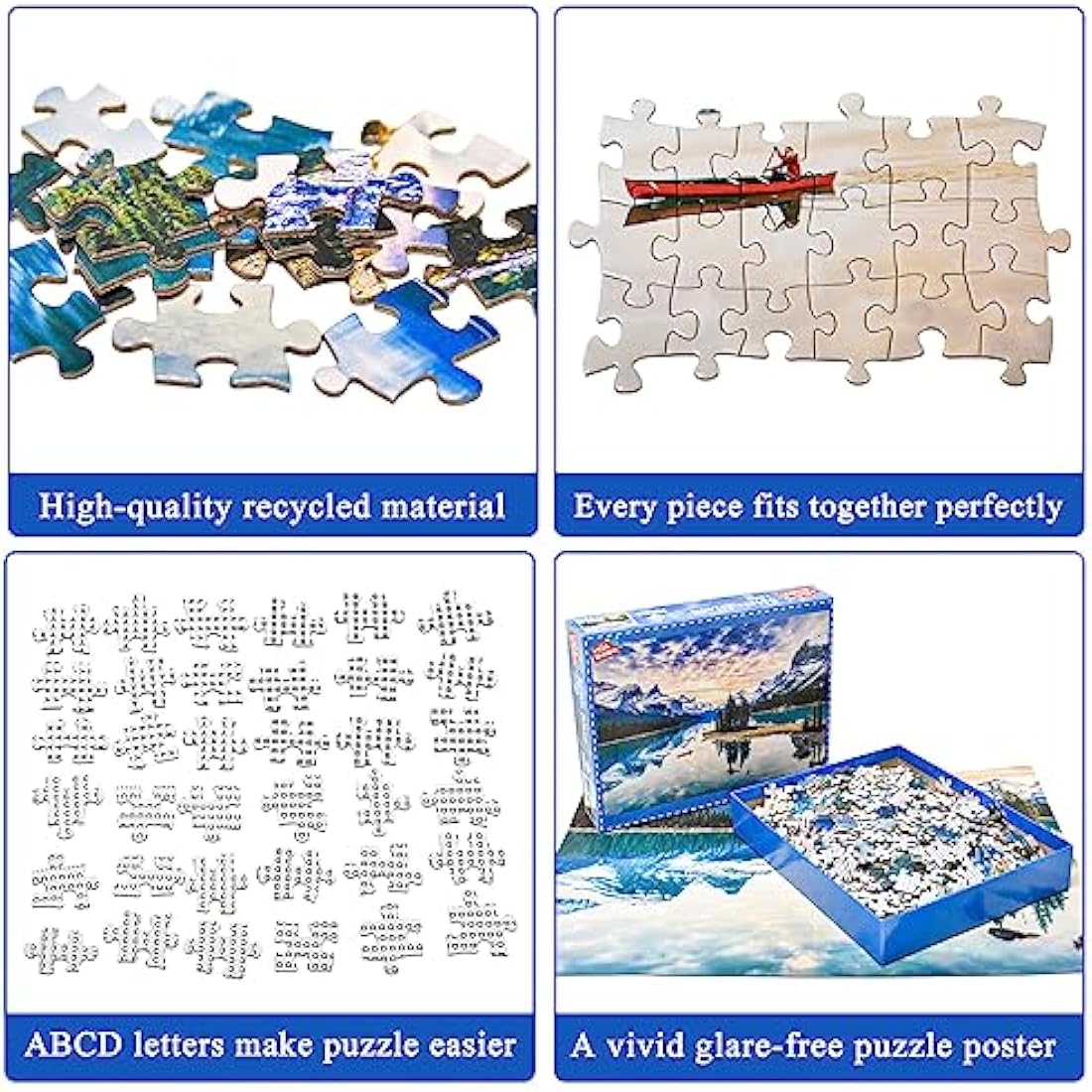 Spirit Island Jigsaw Puzzles for Adults 1000 Piece Maligne Lake 1000 Piece Jigsaw Puzzles for Adults Gifts