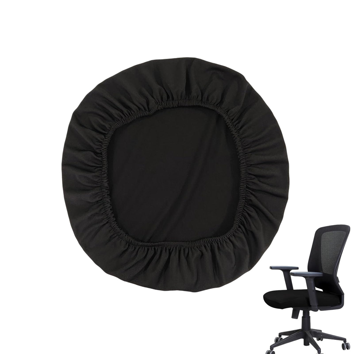 Elastic Office Chair Cover Stretch Non-Slip Washable for Swivel Desk Chairs