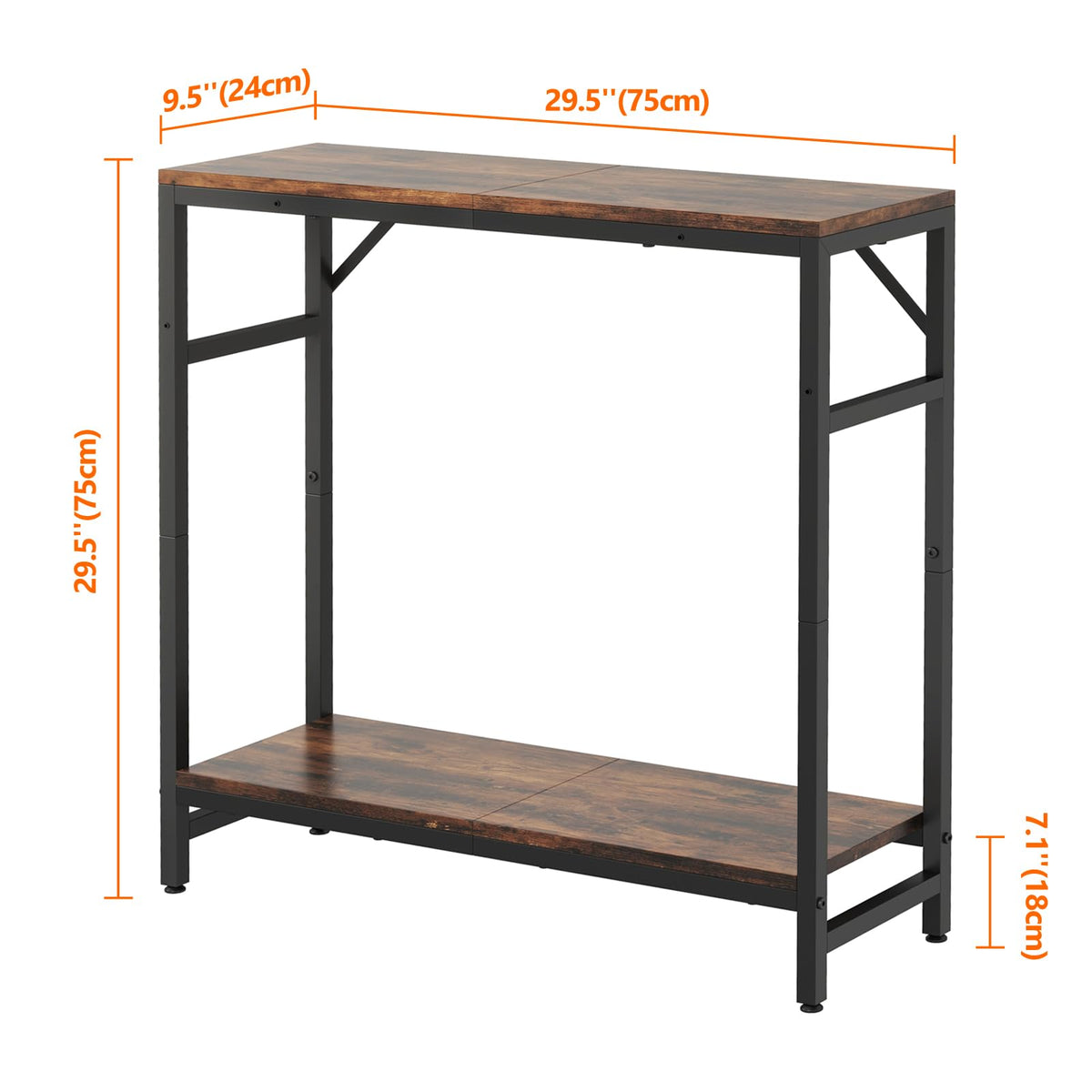 Livofloral Entryway Table, Narrow Sofa & Console Tables, Behind Couch Table for Hallway Bedroom Living Room Foyer Office