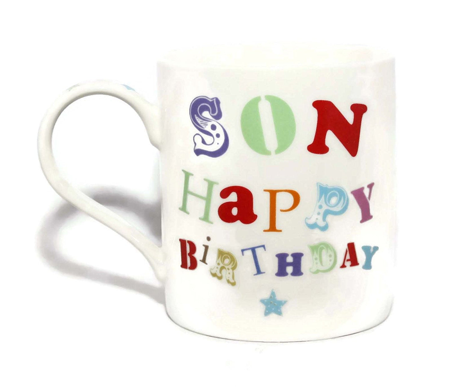 Son Happy Birthday China Gift Mug
