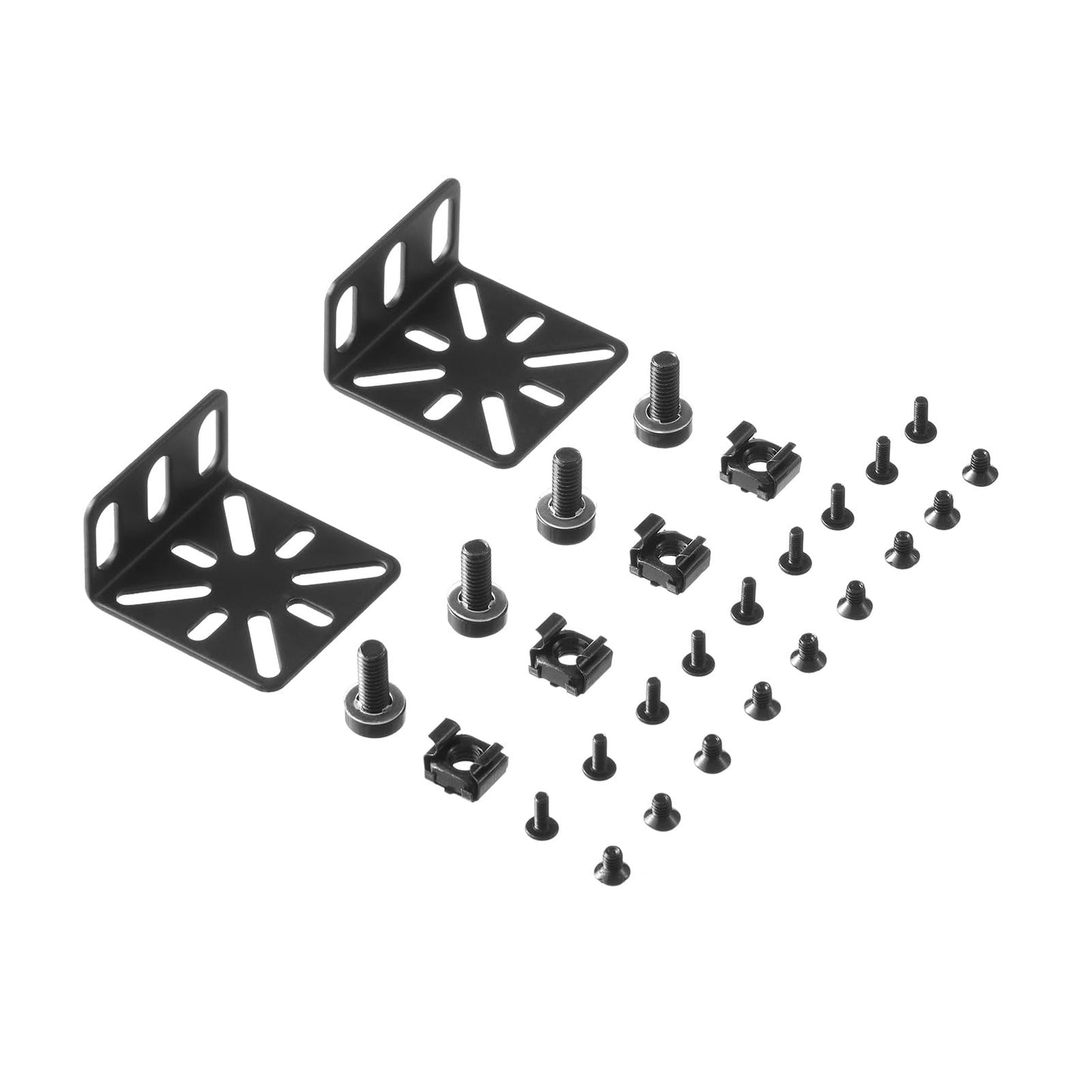 Rack Mount Kit for 17.3 inch Switches, Adjustable Rack Ears for Buffalo Tech, Cisco, NETGEAR,Dell, D-Link, Linksys and TRENDnet Products, Adjustable