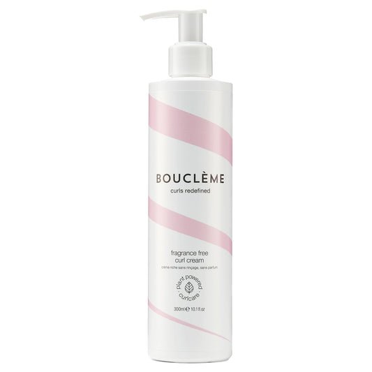 Boucl?me Fragrance Free Curl Cream - Defines All Curl Types - Fragrance & Frizz Free, Bouncy Wavy Hair - 96% Naturally Derived Ingredients and Vegan -