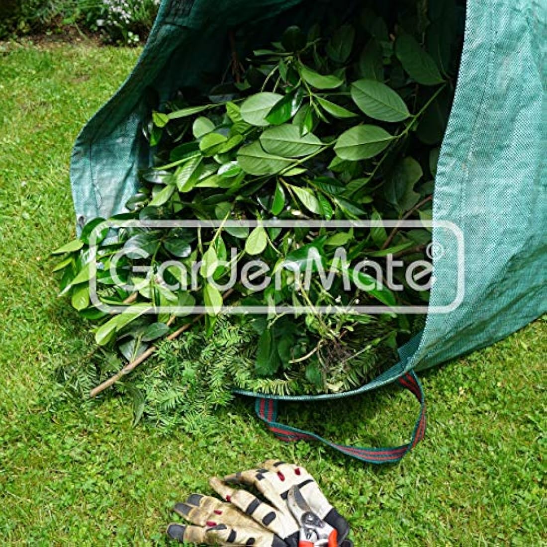 GardenMate pack of 10 extra large 500L PROFESSIONAL garden waste bags (H86 cm, D86 cm)