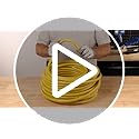 Draper 56315 Reinforced Watering Hose, 12mm Bore, 50m, Yellow