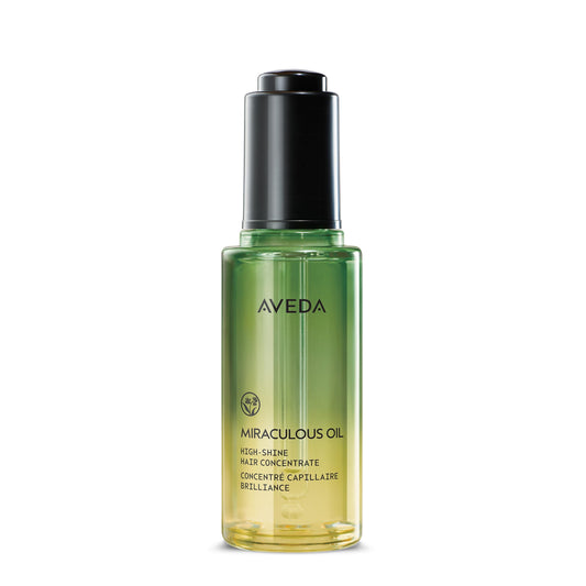 Aveda Miraculous Oil High-Shine Hair Concentrate, Adds Shine, Up to 24 Hours of Frizz Protection,* Heat Protection, Vegan, 50ml