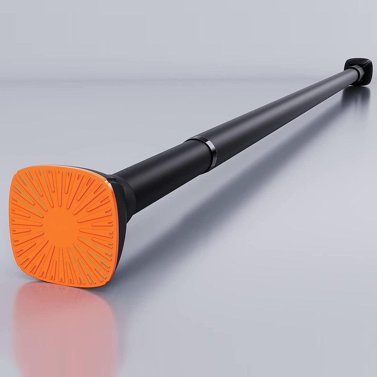 LOLYPOT Telescopic rod, no drilling, never rusty, 64-78 cm, adjustable shower curtain rail, clamping rod, curtain rod for clamping, curtain rail,