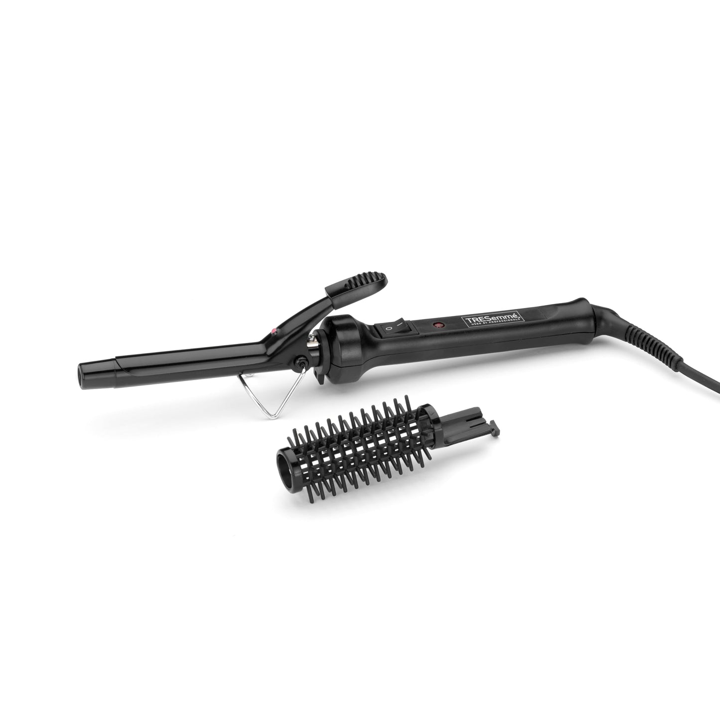 TRESemme Defined Curls 16mm Curling Tong, Ceramic-Coated Hair Curler, Up to 185?C, Worldwide Use, Black, 271TU
