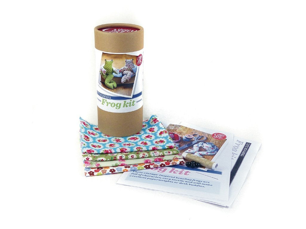 The Crafty Kit Co. Sewing Kit-Bean Bag Frog