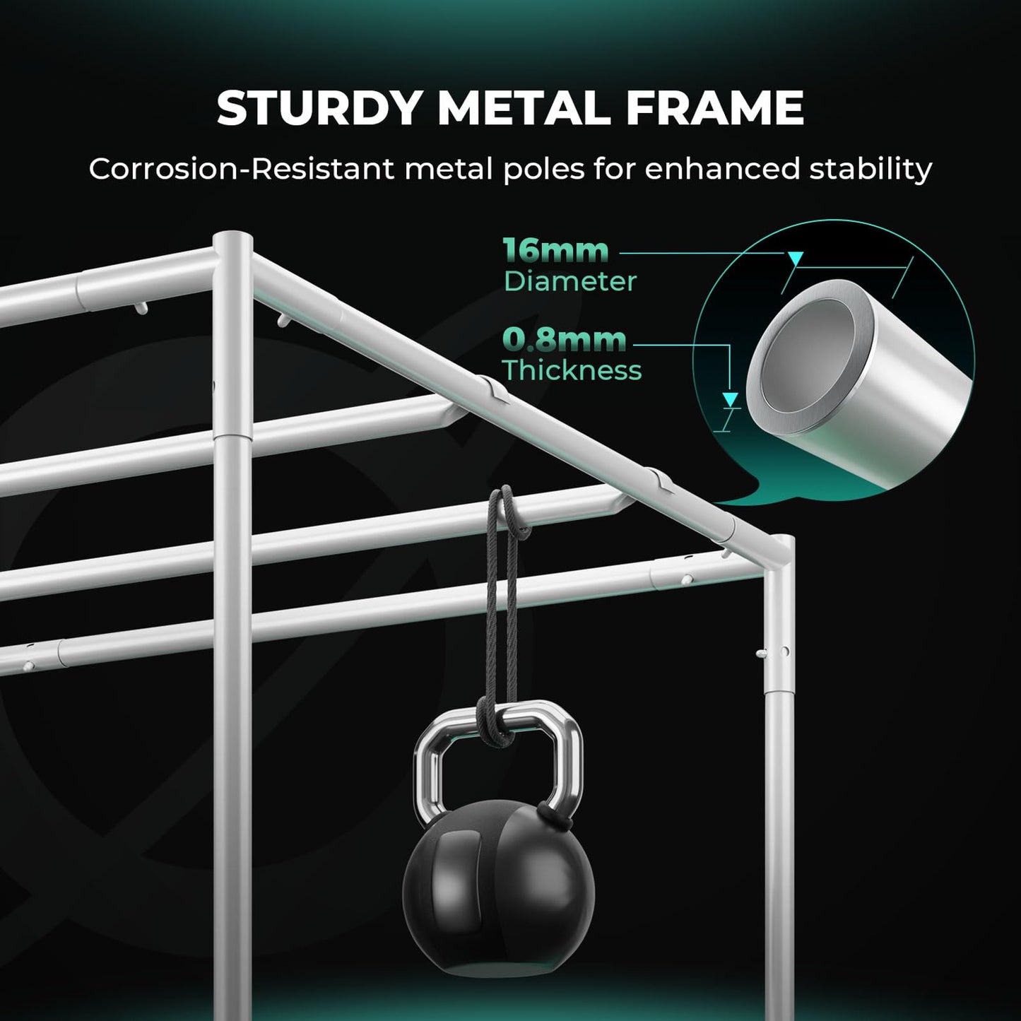 MARS HYDRO Grow Tent 60x60x140 CM Reflective Mylar Small Grow Tent with Removable Floor Tray View Window for Indoor Plant Grow Room for TS600/SP150