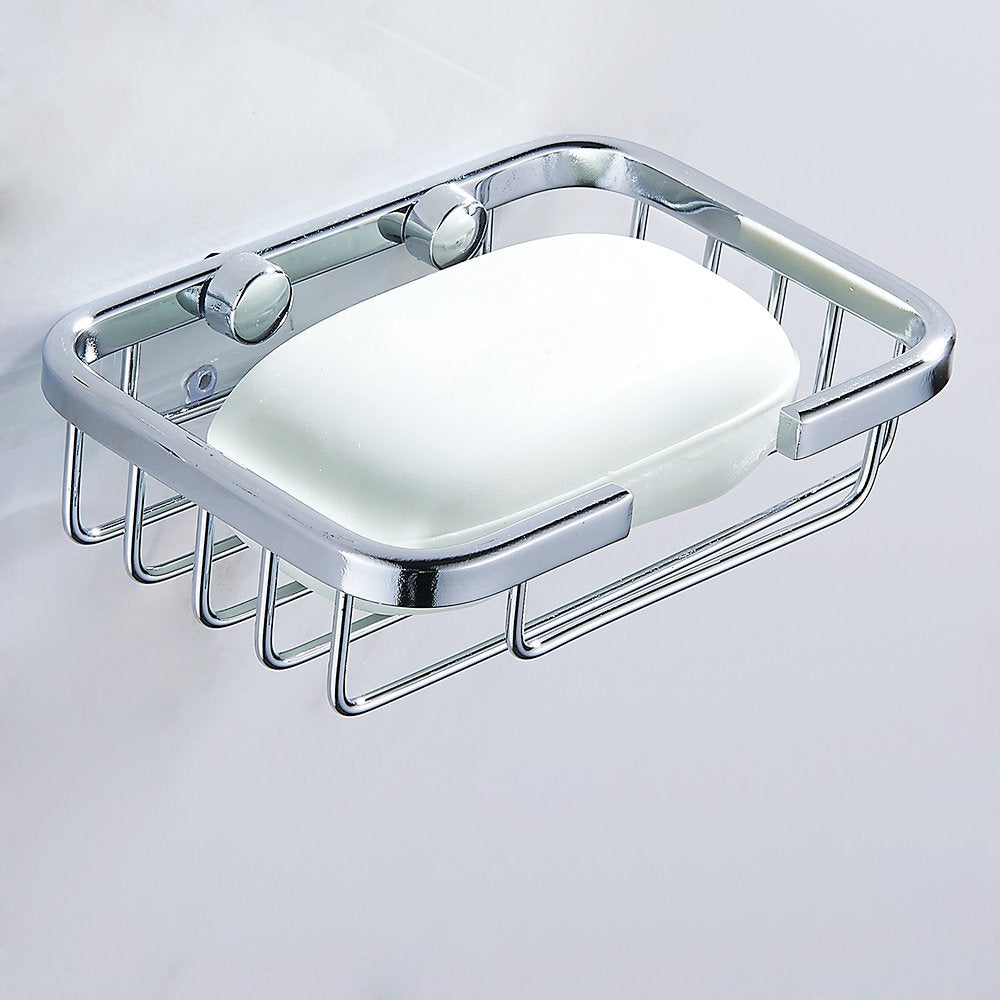 Stainless Steel Soap Dishes Wall Mounted Shower Soap Holder Soap saver Wall mounted Soap Dish Shower ，Wire Soap Basket Kitchen Bathroom