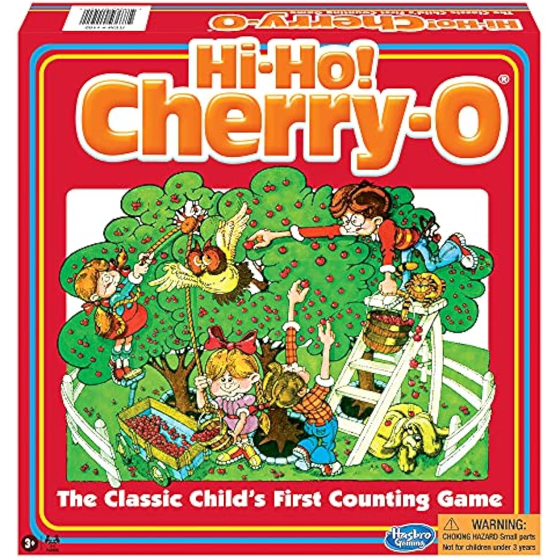 Winning Moves HI-Ho Cherry-O Games USA, The Classic Child's First Counting Game, for 2 to 4 Players, Ages 3+