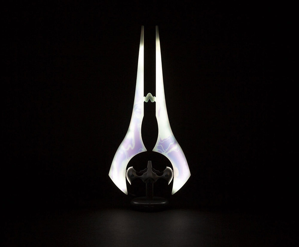 Ukonic Halo Light-Up Energy Sword Collectible LED Desktop Lamp | 14 Inches Tall
