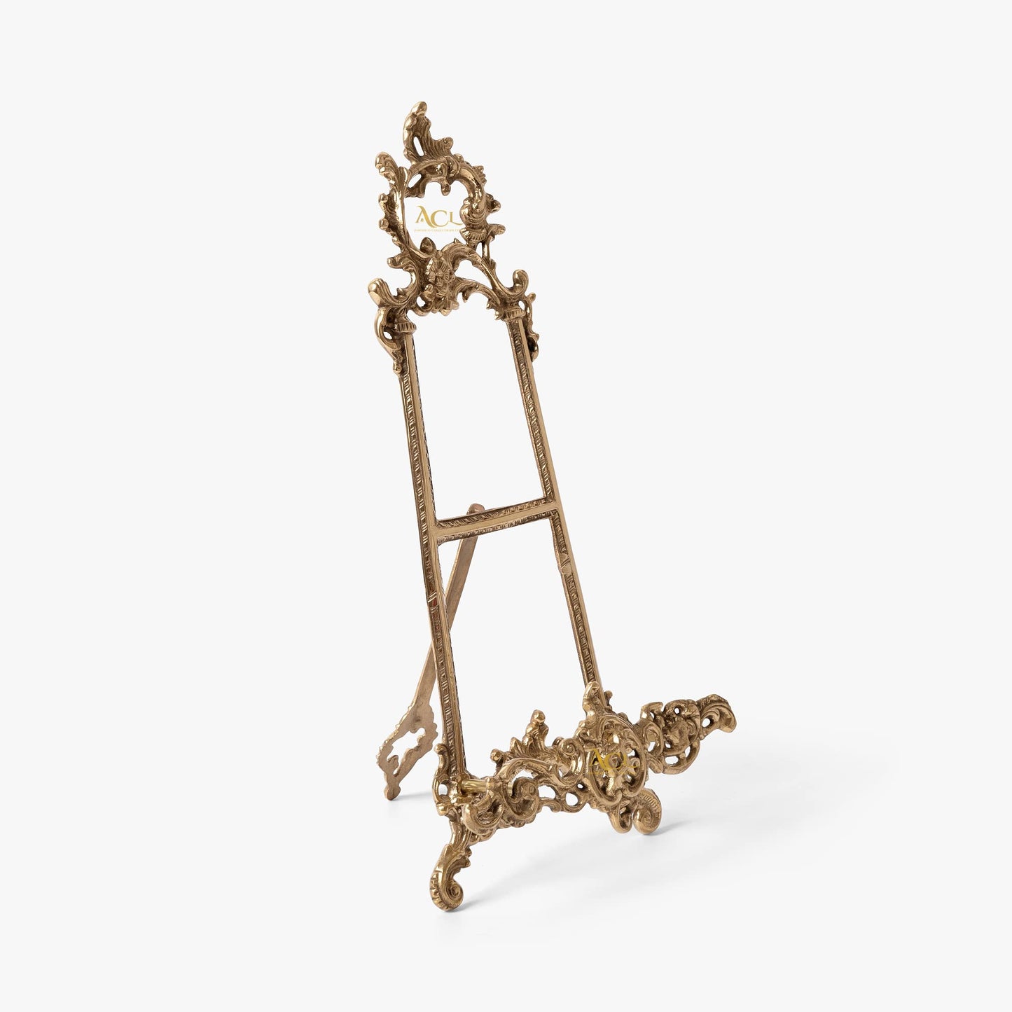 Assorted Collections ACL Brass Easel Display Stands for Art Deco, Paintings, Pictures, Decorative Plates, Wedding Signs, Menu Stand, Home Decor