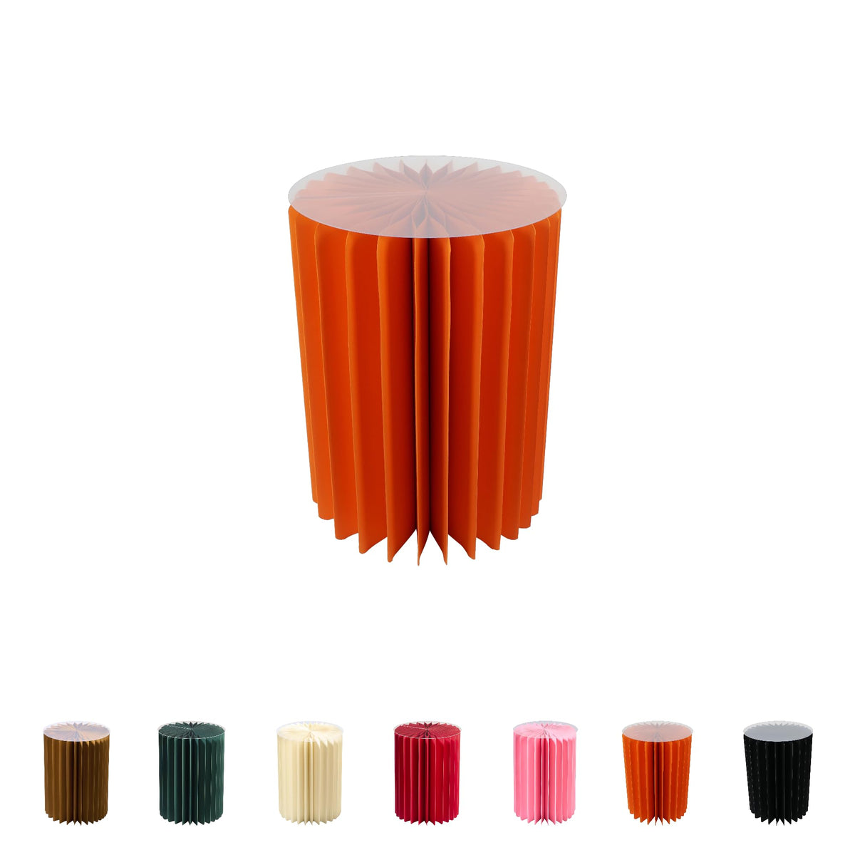Foldable Paper Column, Decorative Column, Versatile Use as Side Table, Base or Flower Stool, Space-Saving and Lightweight, Ideal for Living Room