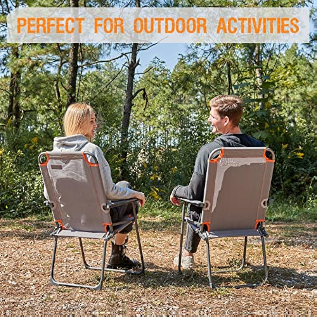 Portal Folding Chair Camping Garden Beach Fishing Outdoor Foldable Chair Lightweight Fold up Picnic Chair High Back Portable Chair Compact with Armrests