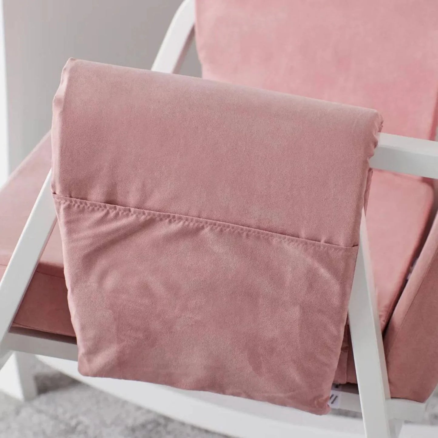 Ickle Bubba Dursley Rocking Chair - Blush Pink